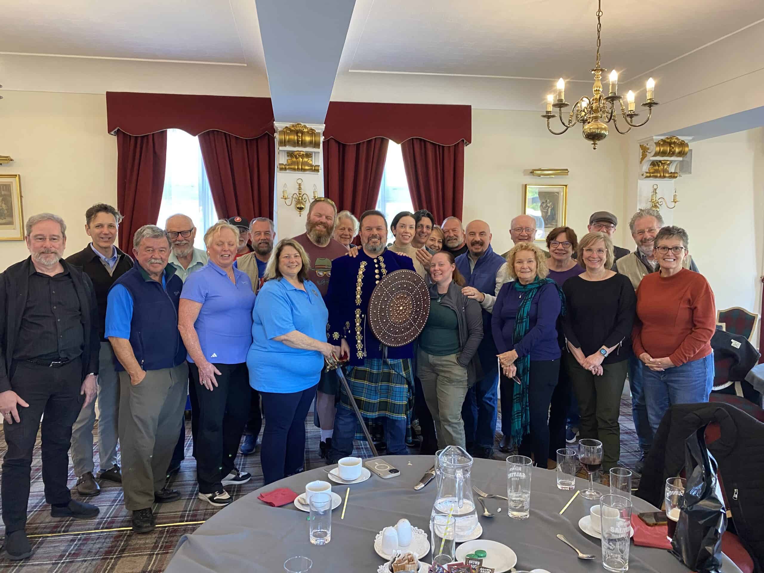 oklhoma malt whisky society tasting and kilt demo
