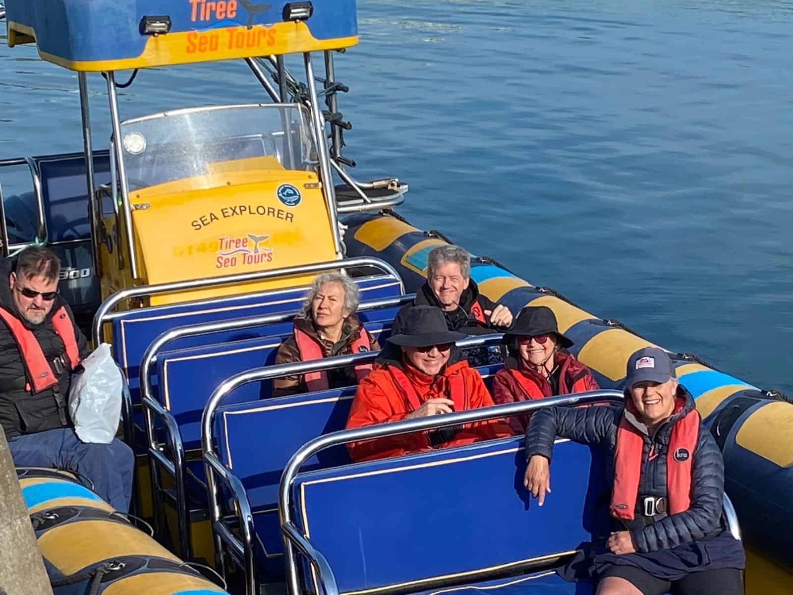 chris and friend on a puffin rib