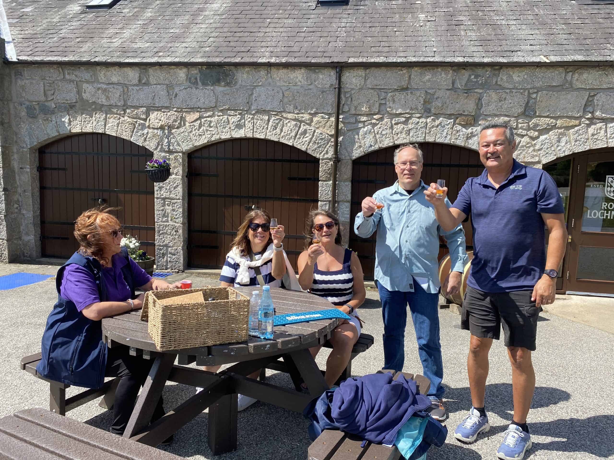an impromptu whisky tasting at royal lochnagar distillery