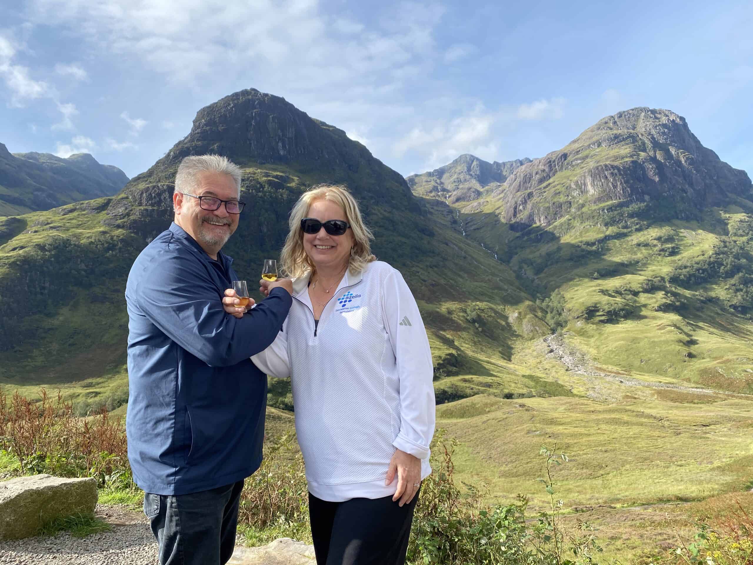 sue and mark sharing drams in glencoe