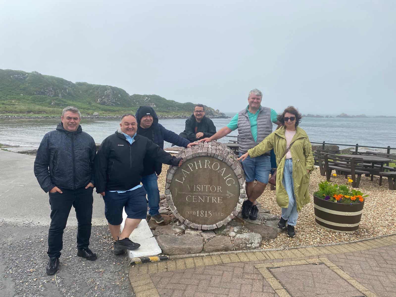 laphroig distillery with nedialko